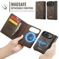 iPhone Duo Caseme C49 2-in-1 irrotettava lompakkokotelo - MagSafe-yhteensopiva, RFID - Kahvi