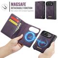 iPhone Duo Caseme C49 2-in-1 irrotettava lompakkokotelo - MagSafe-yhteensopiva, RFID - violetti