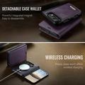 iPhone Duo Caseme C49 2-in-1 irrotettava lompakkokotelo - MagSafe-yhteensopiva, RFID - violetti