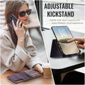 iPhone Duo Caseme C49 2-in-1 irrotettava lompakkokotelo - MagSafe-yhteensopiva, RFID - violetti
