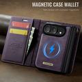 iPhone Duo Caseme C49 2-in-1 irrotettava lompakkokotelo - MagSafe-yhteensopiva, RFID - violetti