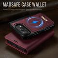 iPhone Duo Caseme C49 2-in-1 irrotettava lompakkokotelo - MagSafe-yhteensopiva, RFID - punainen