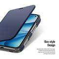 iPhone Duo Dux Ducis Fort -sarjan kääntökotelo - sininen