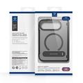 iPhone Duo Dux Ducis Kind MagSafe -suojakotelo, jossa on tuki - musta