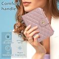 iPhone Duo Luxury tikattu lompakkokotelo - ruusukultainen