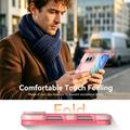 iPhone Duo -magneettikotelo, jossa on panssarilasi ja kameran linssinsuojus - vaaleanpunainen