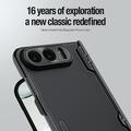 iPhone Duo Nillkin Super Frosted Shield Fold Kotelo - Musta
