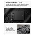 iPhone Duo Spigen AirSkin Aramid Mag MagSafe -kotelo - musta