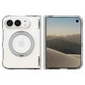 iPhone Duo Spigen Ultra Hybrid Pro S MagSafe -kotelo - kirkas / valkoinen