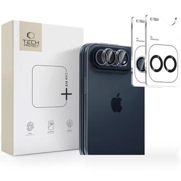 iPhone Duo Tech-Protect Camring Fit+ -kameran objektiivi - 2 kpl. - Musta & kirkas