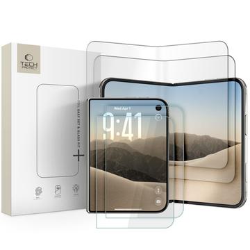 iPhone Duo Tech-Protect Easy Set Foil & Glass Fit+ 4-in-1 -näytönsuojakalvo - kirkas