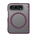 iPhone Fold Dux Ducis Expn -hybridikotelo - MagSafe-yhteensopiva - Tumma kirsikka