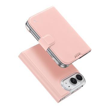 iPhone Fold Dux Ducis Skin Pro Lompakkokotelo - Pinkki
