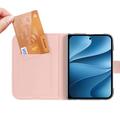 iPhone Fold Dux Ducis Skin Pro Lompakkokotelo - Pinkki