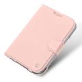 iPhone Fold Dux Ducis Skin Pro Lompakkokotelo - Pinkki