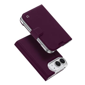iPhone Fold Dux Ducis Skin Pro Lompakkokotelo - Tumma kirsikka