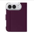 iPhone Fold Dux Ducis Skin Pro Lompakkokotelo - Tumma kirsikka