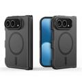 iPhone Fold Dux Ducis Yind Hybridikotelo - MagSafe-yhteensopiva - Musta