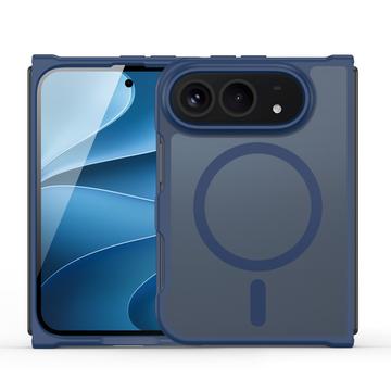 iPhone Fold Dux Ducis Yind Hybridikotelo - MagSafe-yhteensopiva - Tummansininen