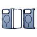 iPhone Fold Dux Ducis Yind Hybridikotelo - MagSafe-yhteensopiva - Tummansininen