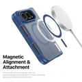 iPhone Fold Dux Ducis Yind Hybridikotelo - MagSafe-yhteensopiva - Tummansininen