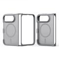 iPhone Fold Dux Ducis Yind Hybridikotelo - MagSafe-yhteensopiva - Harmaa