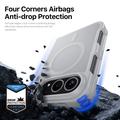 iPhone Fold Dux Ducis Yind Hybridikotelo - MagSafe-yhteensopiva - Harmaa