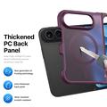 iPhone Fold Dux Ducis Yind Hybridikotelo - MagSafe-yhteensopiva - Tumma kirsikka