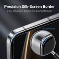iPhone Fold Täysi suoja Panssarilasi - 9H - musta reuna