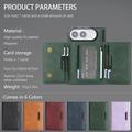 iPhone Fold magneettinen kolmilokeroinen lompakkokotelo – vihreä