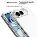 iPhone Fold Muovikuori - Läpinäkyvä