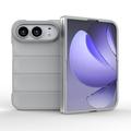 iPhone Duo Rugged TPU Suojakuori - Vaaleanharmaa
