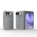 iPhone Duo Rugged TPU Suojakuori - Vaaleanharmaa