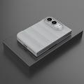 iPhone Duo Rugged TPU Suojakuori - Vaaleanharmaa