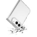 iPhone Fold Naarmunkestävä Hybridikotelo - Läpinäkyvä